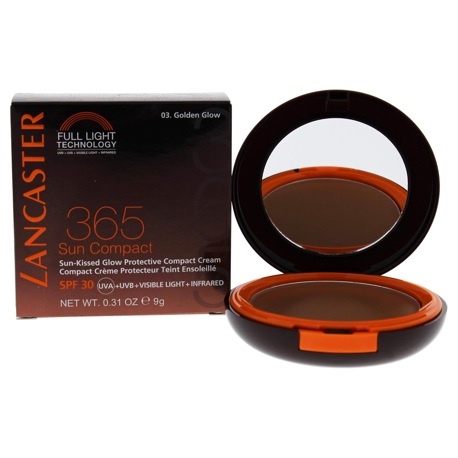 Lancaster 365 Sun Compact Cream Spf 30-03 Golden Glow 0.31 Oz